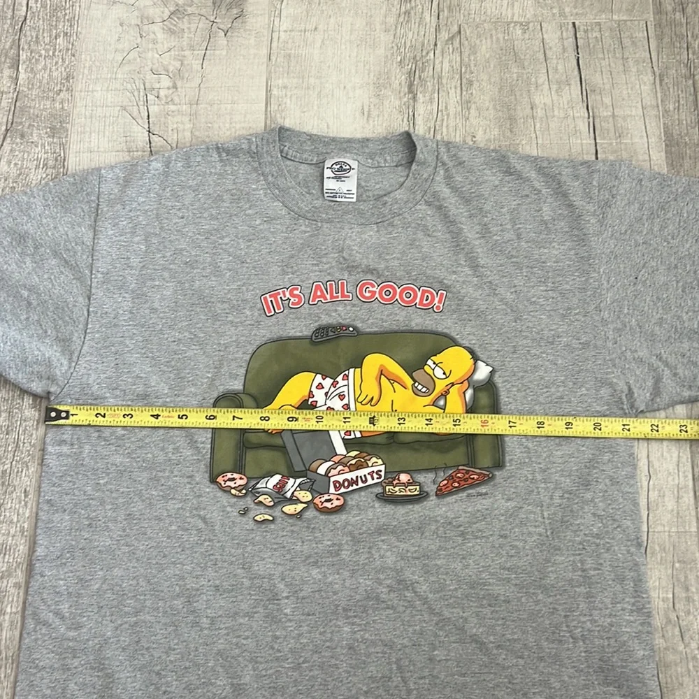 Vintage 2002 Men’s The Simpsons “IT’S ALL GOOD” T-Shirt Lazy Sunday Couch Potato